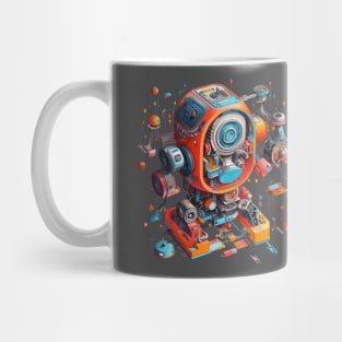 Robot Exploded View Mug